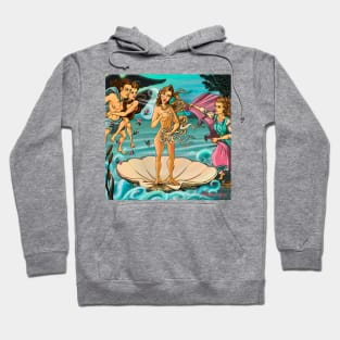 my modern version of "The Birth of Venus" Hoodie